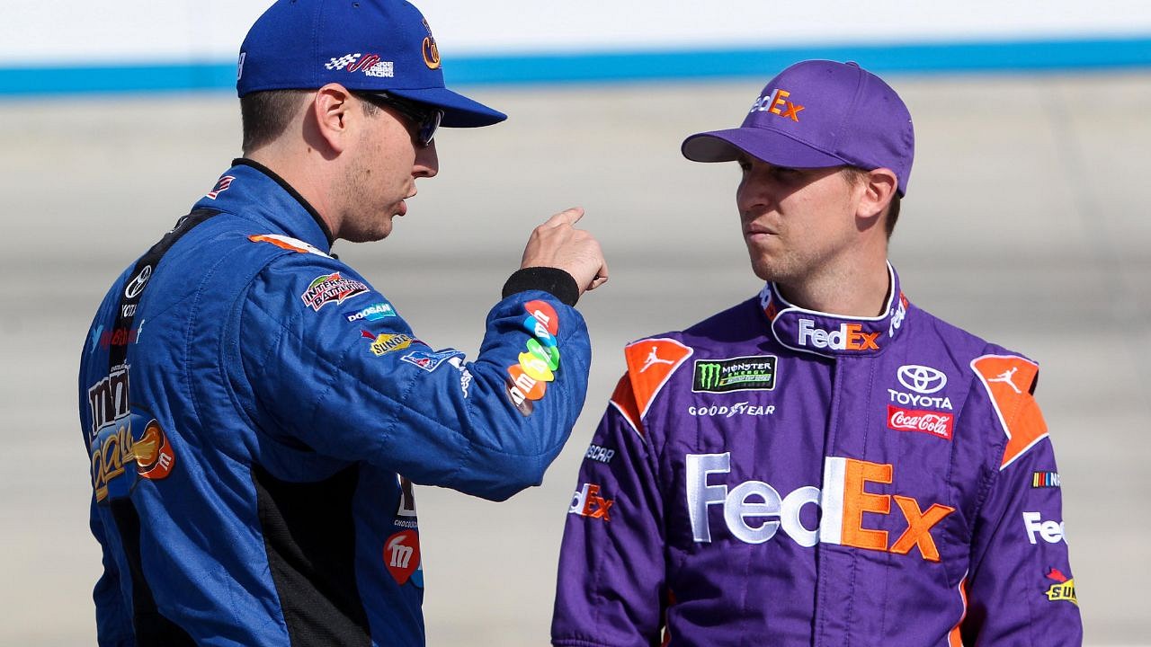 Denny Hamlin Does Not Share Kyle Busch S Confidence In NASCAR Taking