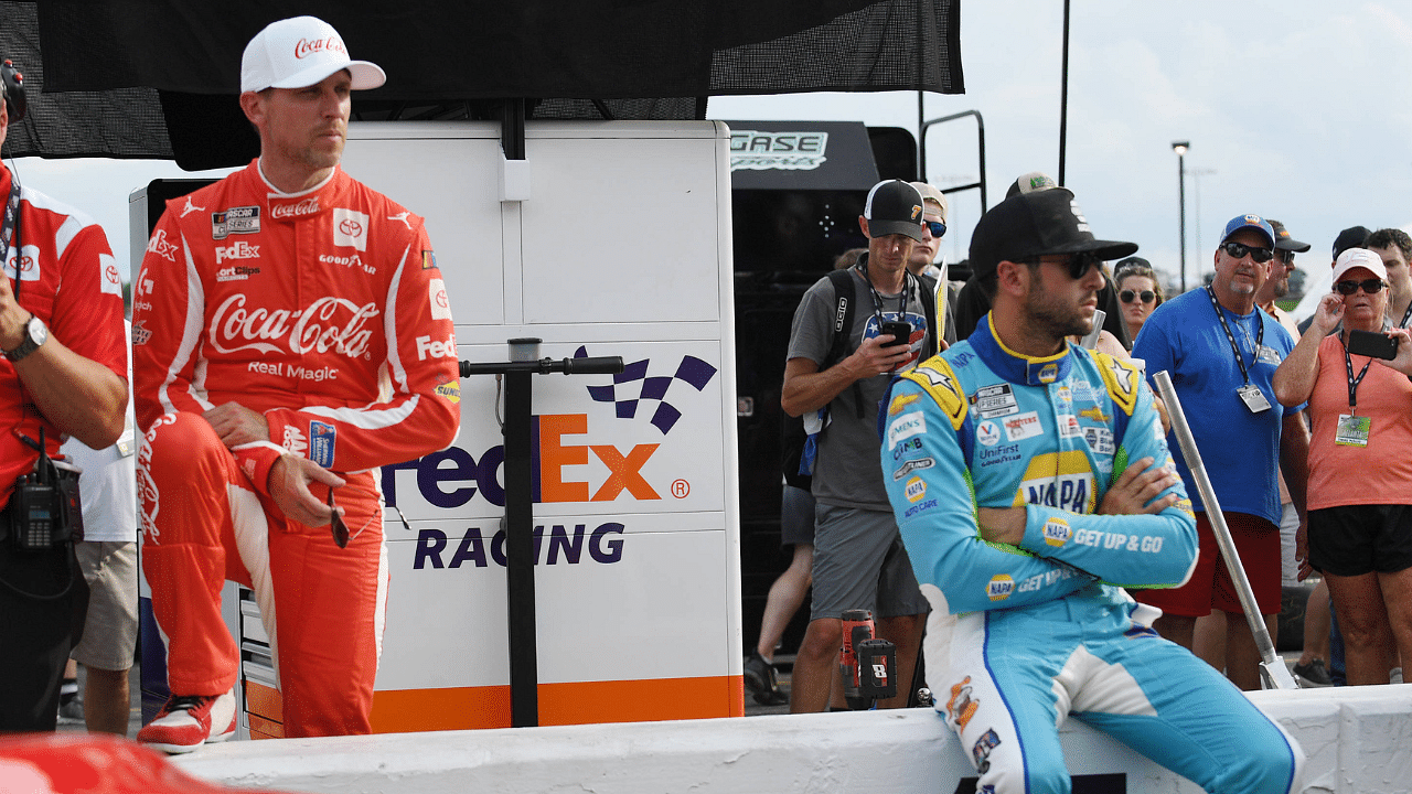 Heres Why Dale Jr Believes Denny Hamlin Should Have Chase Elliott On