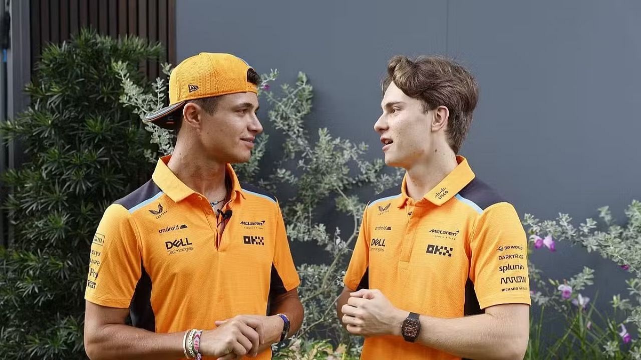 Lando Norris Jokes That Him And Oscar Piastri Are Already Tired Of Each