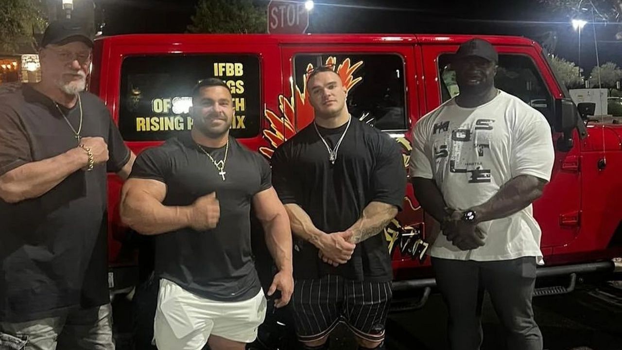 Mr Olympia Contenders Nick Walker Derek Lunsford And Samson Daudas