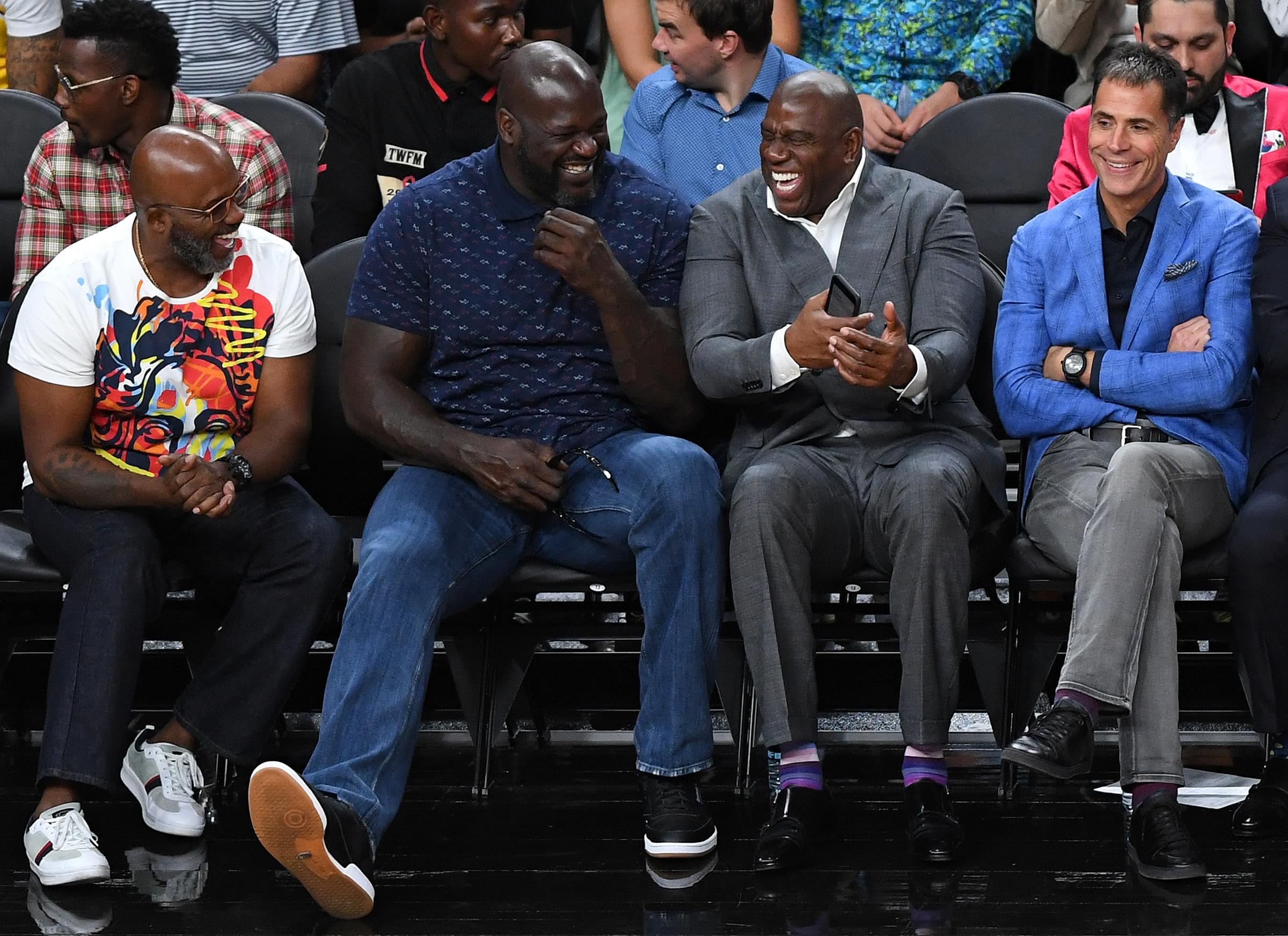 Magic Johnson Cannot Wait For the First Round of Playoffs to Start: "I Got My Barbeque & Popcorn Ready"