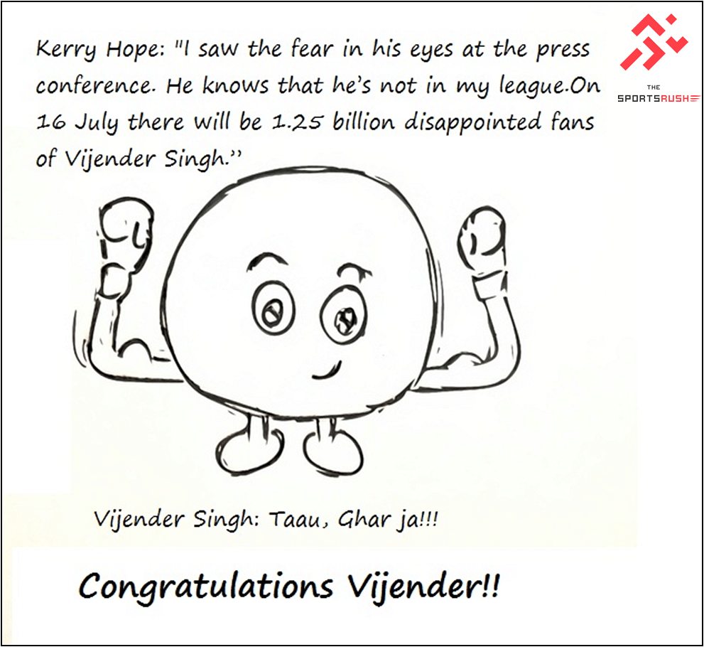 Vijender Singh crushes Hope