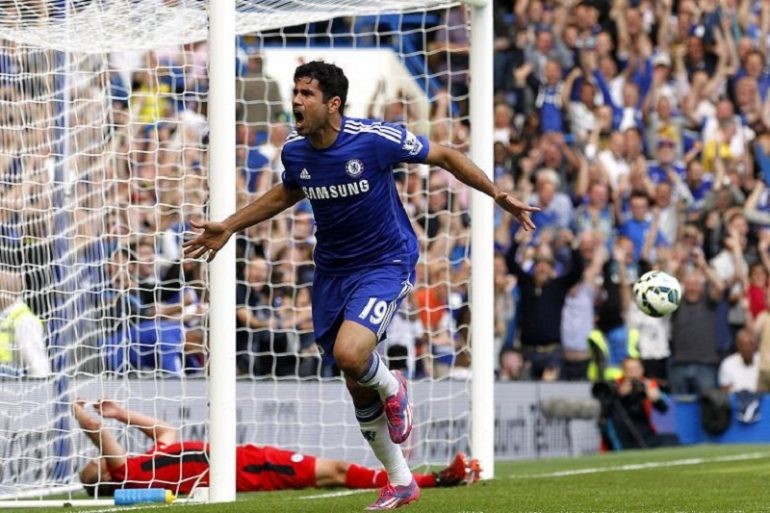 WATCH : Diego Costa parties in an Atletico shirt and insults Conte