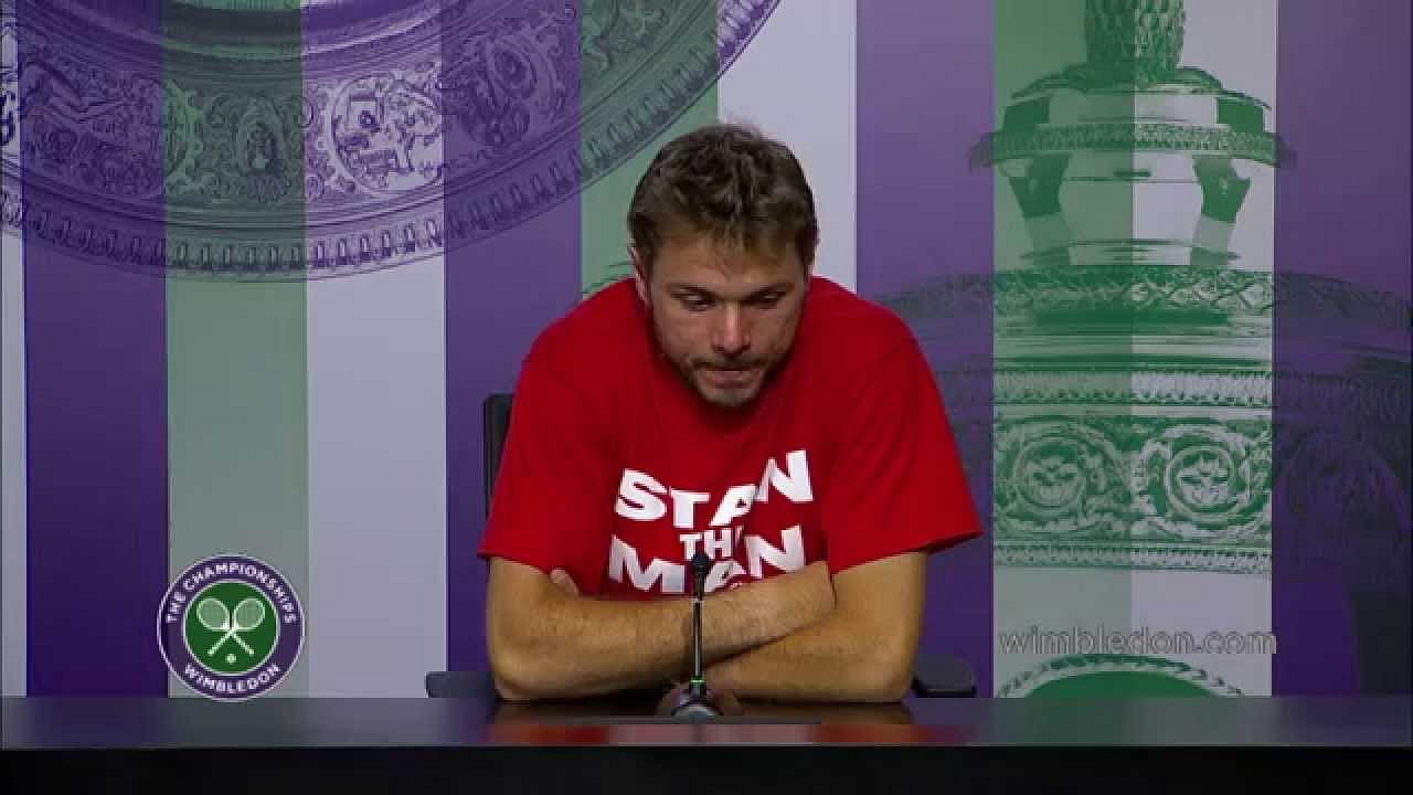 Stanislas Wawrinka is distraught