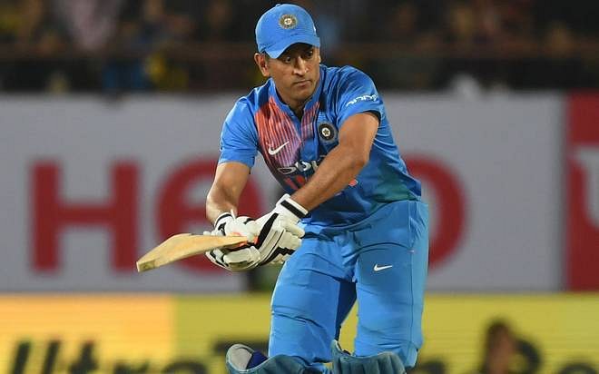 Clean bowled by M. S. Dhoni