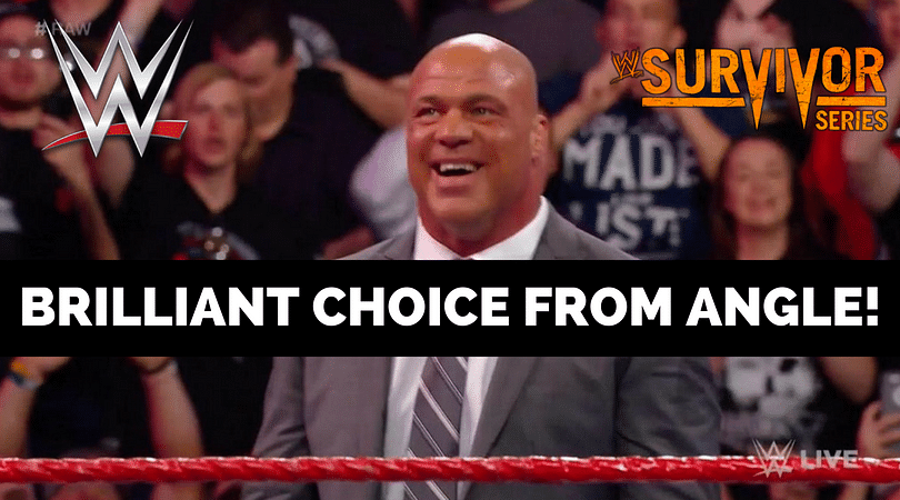 BREAKING : Kurt Angle chooses his FIRST member of Team Raw! 