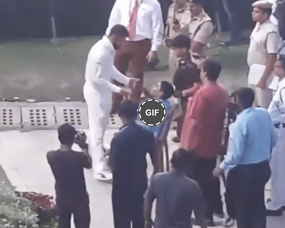 Watch Virat Kohli Bypasses Security To Greet His Loyal Fan The Watch Virat Kohli Bypasses Security To Greet His Loyal Fan The