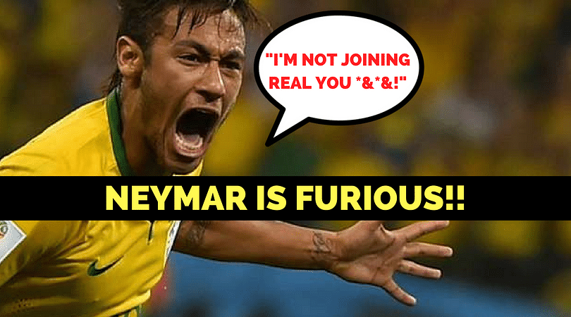 Neymar delivers explicit after reporter asks question about him joining ...