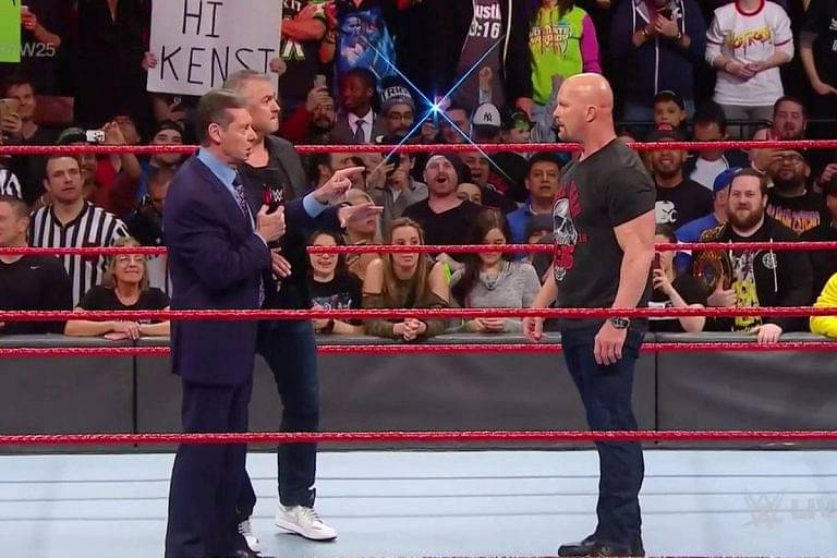 WATCH Stone Cold returns and stuns Vince and Shane McMahon The SportsRush