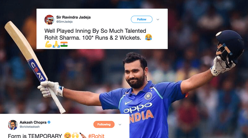 Twitter erupts as Rohit Sharma brings up his 17th ODI hundred - The ...