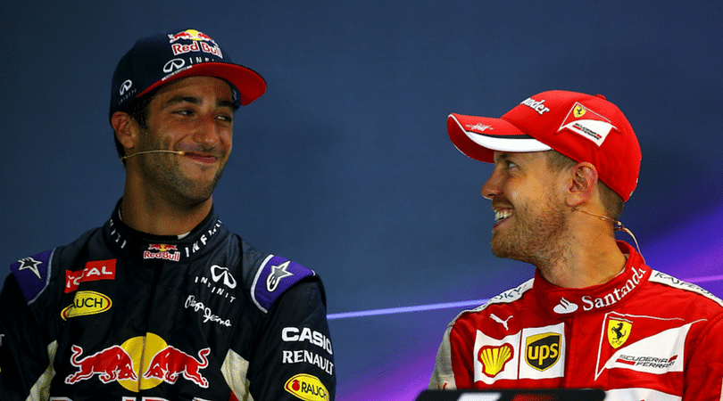 Ferrari F1 News: Former Red Bull teammate Daniel Ricciardo calls Sebastian Vettel "German Efficiency", confident he will bounce back