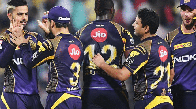 Nitish Rana dismisses Virat Kohli