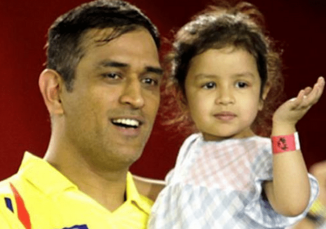 CSK posts adorable pictures of Dhoni with daughter Ziva on father's day