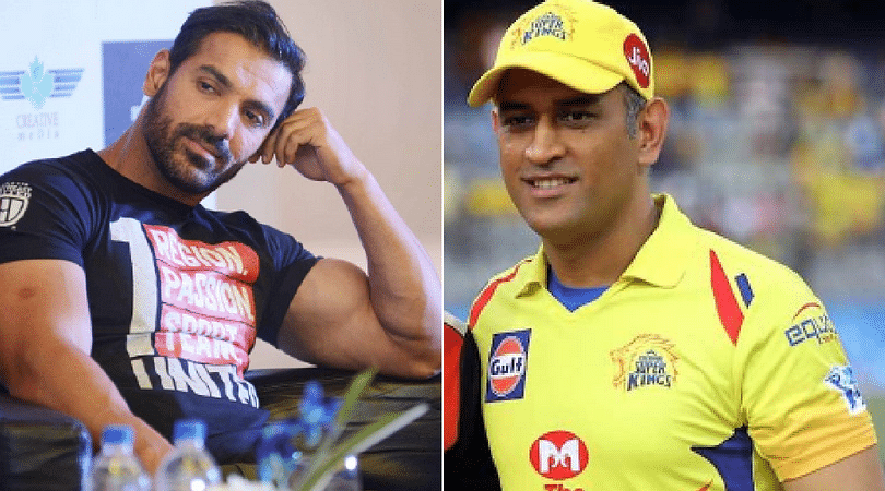 Watch: How Dhoni met John Abraham for the first time