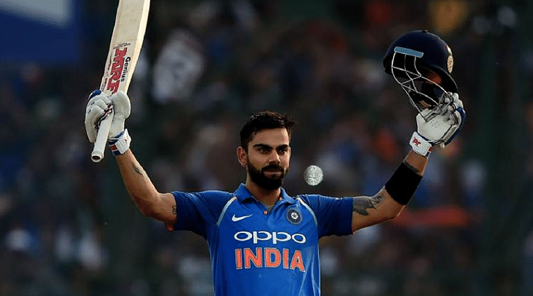 Virat Kohli celebrates T20I series victory against England in grand ...