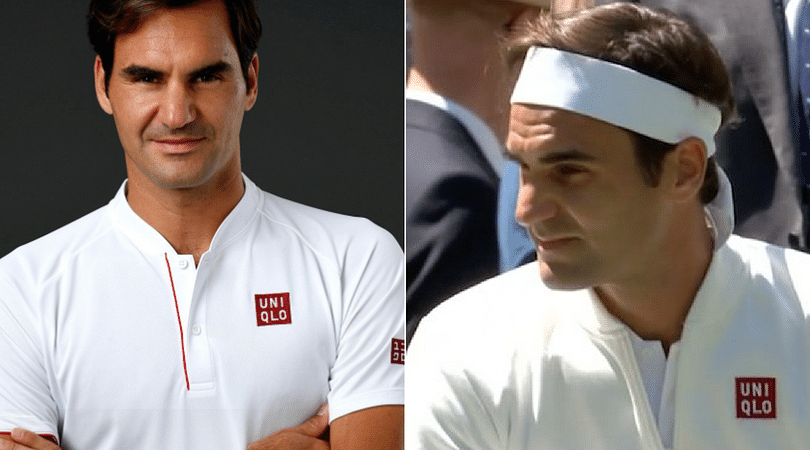Roger Federers entire 5piece Uniqlo tennis outfit for 120  Retail in  Asia