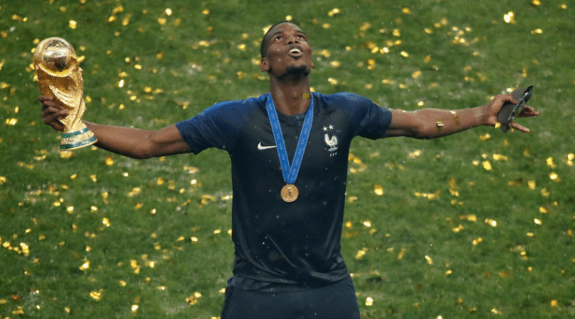 Paul Pogba thanks his Manchester United teammates after World Cup final