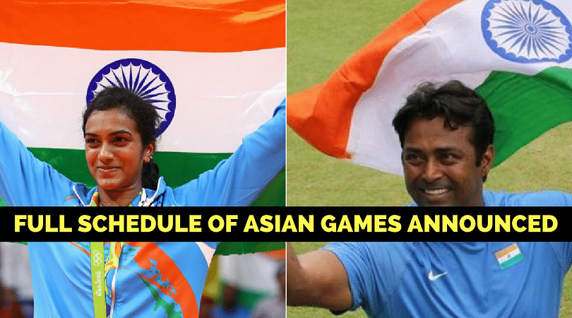 Asian Games 2018 schedule: Complete list of day-wise events - The ...