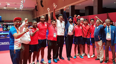 Indian Men's Table Tennis team secure bronze medal