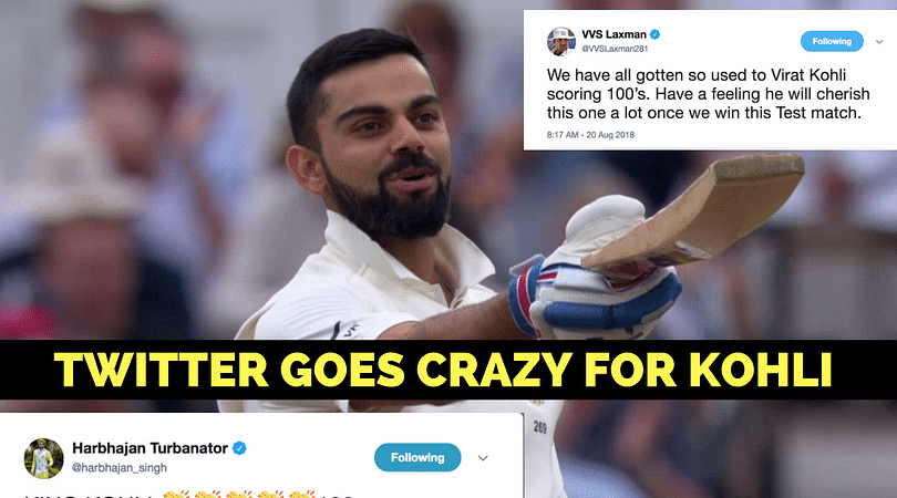 Twitter Reactions For Virat Kohli's 23rd Test Hundred - The Sportsrush