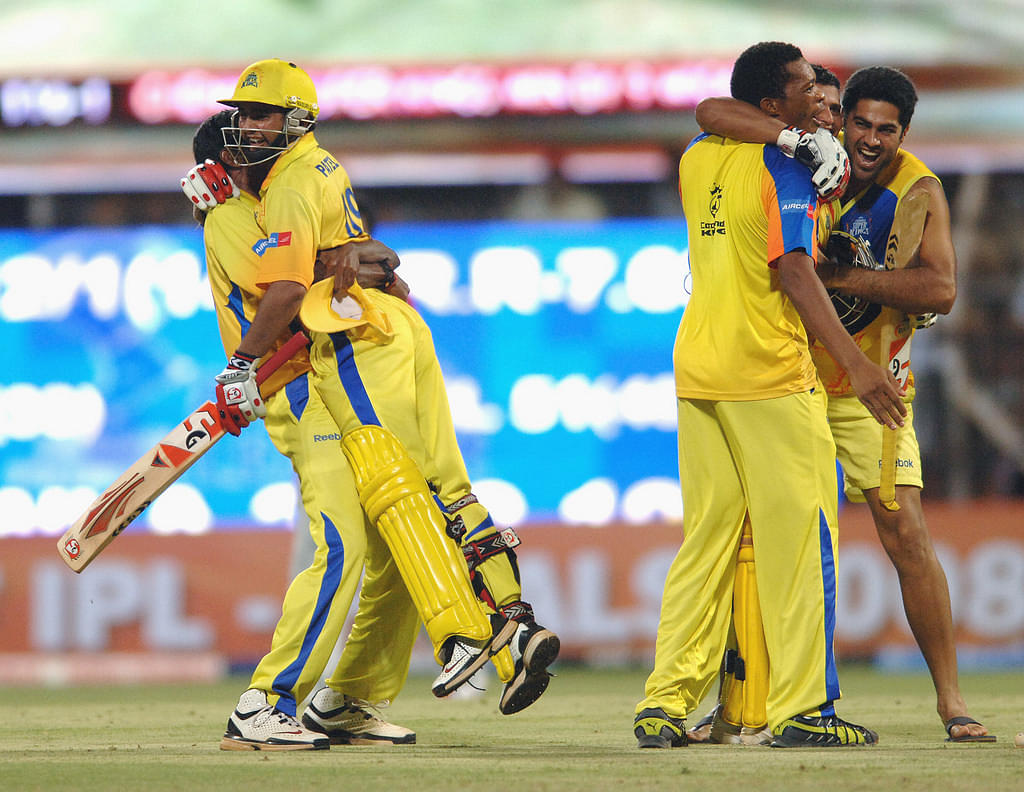 Chennai Super Kings' series of tweets on India's thrilling win