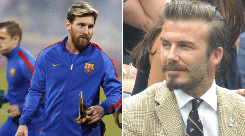 David Beckham to sign Lionel Messi