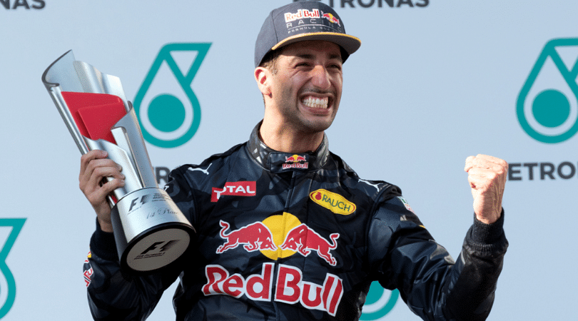 WATCH: Ricciardo's cursed car caught fire after he turned it off - The ...
