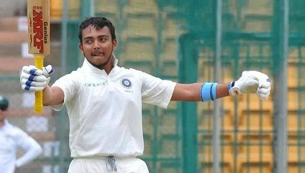 Prithvi Shaw to debut against West Indies