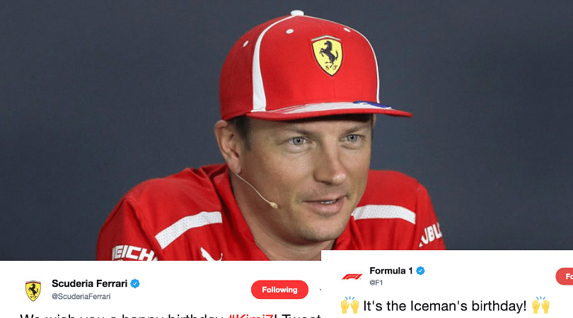 Formula 1 and Ferrari's birthday wish for Raikkonen - The SportsRush