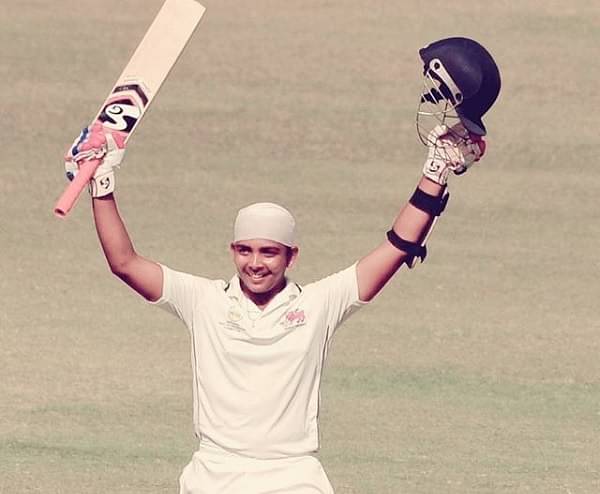 Twitter reactions on Prithvi Shaw's half-century on debut