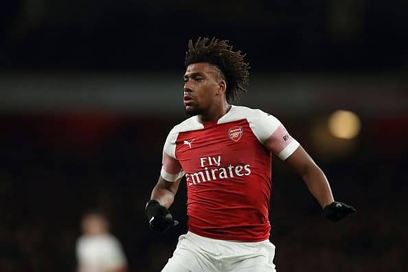 Alex Iwobi's reaction at being subbed