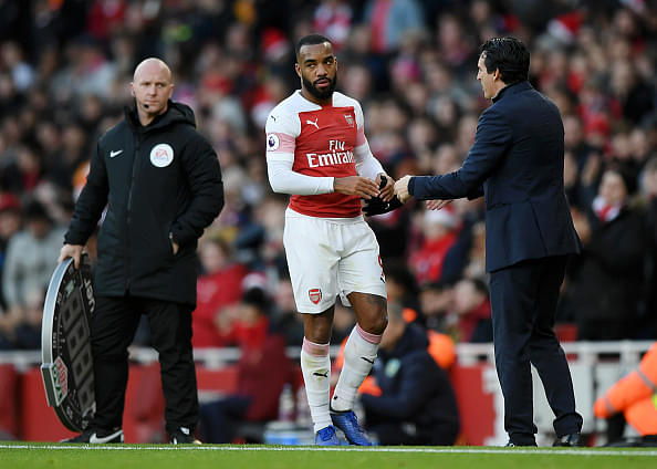 Lacazette angry at being substituted