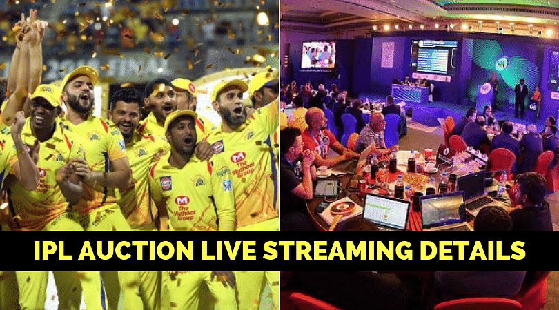 Live ipl auction hot sale 2018 streaming