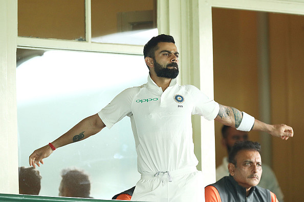 Virat Kohli mocks Australian fielders