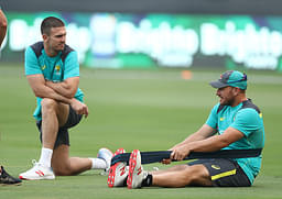 Aaron Finch and Mitchell Marsh dropped