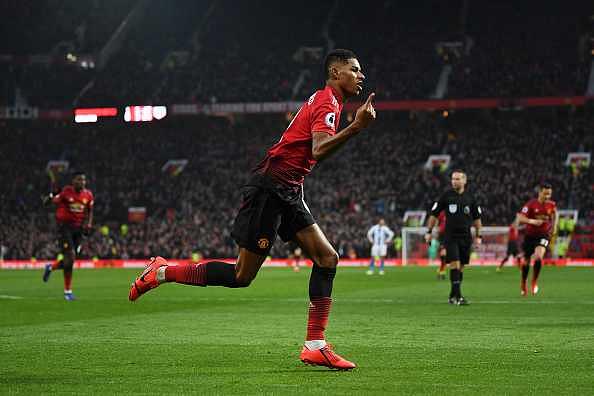 Marcus Rashford goal vs Brighton