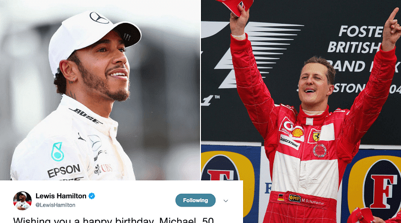Lewis Hamilton comes up with brilliant birthday wish for Michael ...
