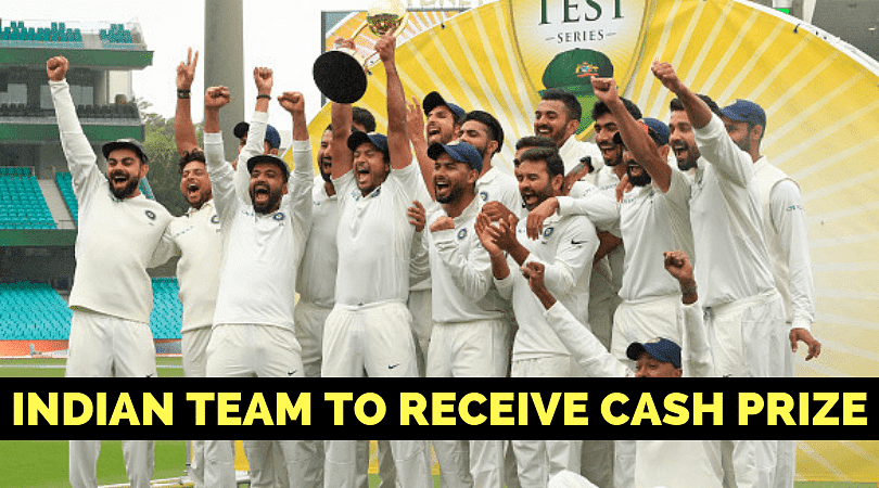 Indian Players To Receive Cash Prizes After Series Win From Bcci The