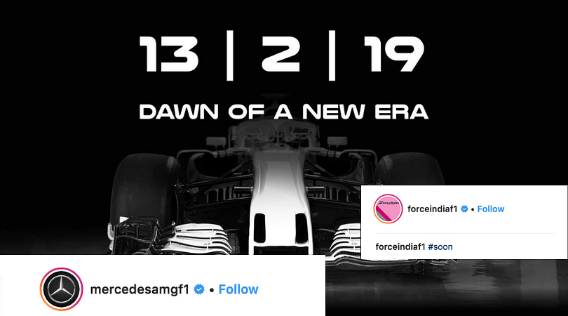 Racing Point release first look of 2019 car, Mercedes with a brilliant reply