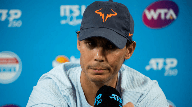 Rafa Nadal spots sleeping journalist post Australian Open 1st round win