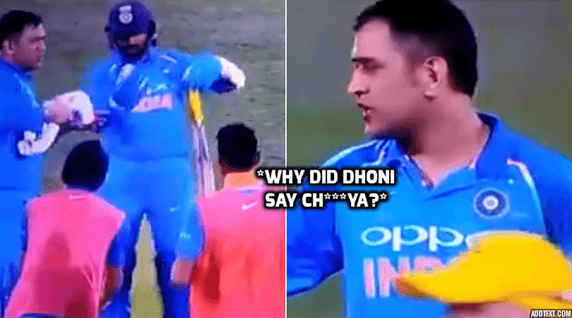 WATCH: MS Dhoni slams Khaleel Ahmed at Adelaide - The SportsRush