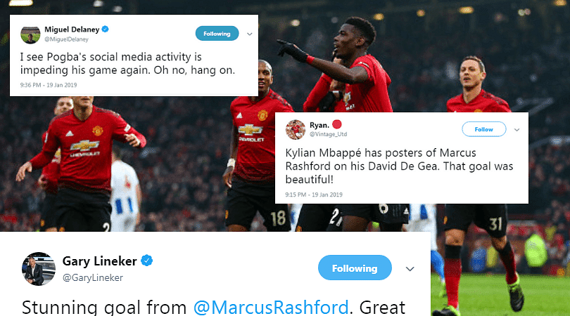 Twitter reactions on Man Utd vs Brighton: United registered 7th ...