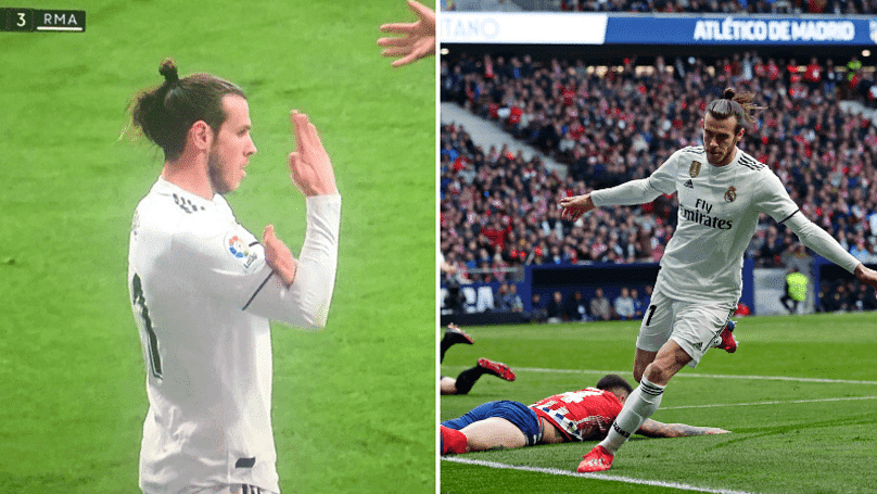 Gareth Bale goal celebration