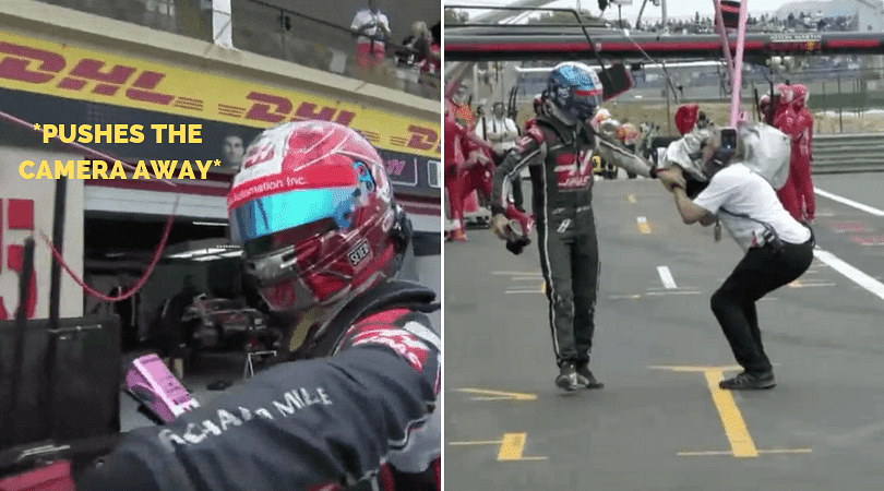 WATCH: Grosjean pushing the camera in Netflix F1 trailer is actually him being the good guy