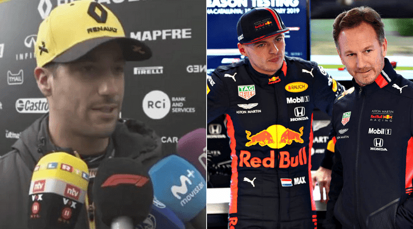 Daniel Ricciardo hits back at Christian Horner for 'running away from fight' accusation