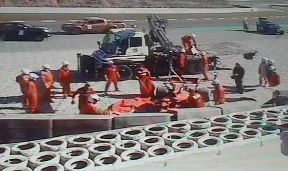 WATCH: Vettel crashes during Barcelona testing, taken to hospital