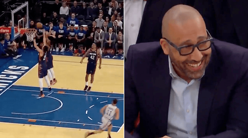 WATCH: New York Knicks score on their own basket, take tanking to another level