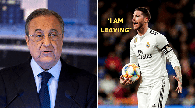 Sergio Ramos and Florentino Perez involved in dressing room row after loss to Ajax
