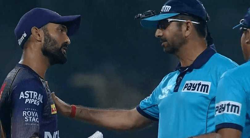 Why Dinesh Karthik argued with umpires