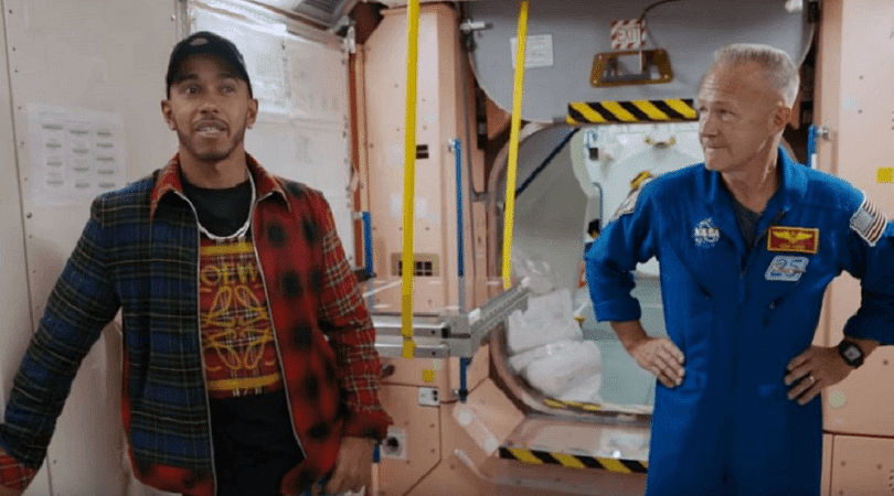 Lewis Hamilton questions NASA's moon landing